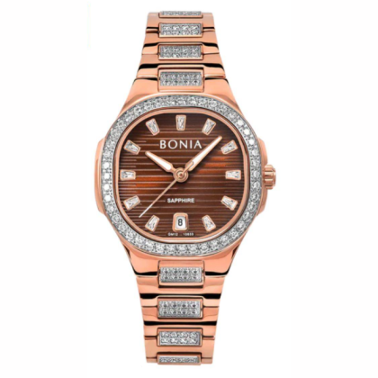 Bonia Cristallo BNB10833-2547LE Stainless Steel Band Women Watch